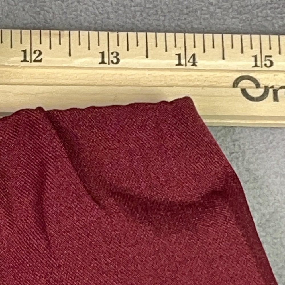 J.Crew Factory Skort Womens 2 Burgundy Stretch Twill Elastic Waist Mini Side Zip - Picture 10 of 12